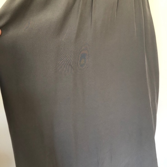 Amanda Uprichard Cream and gray draped 100% silk sleeveless mini dress dress - Picture 5 of 9